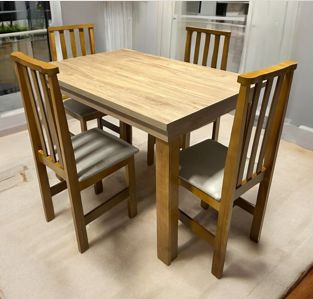 Mesa MDF Reta 120x80 c/pés c/4 cad ALTA